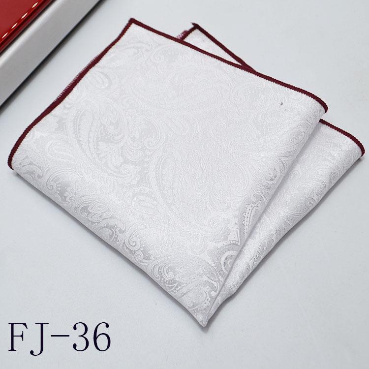 Men'S Pocket Towel Korean Version Cashew Flower Small Square Suit Handkerchief Versatile Dress 24*24Cm