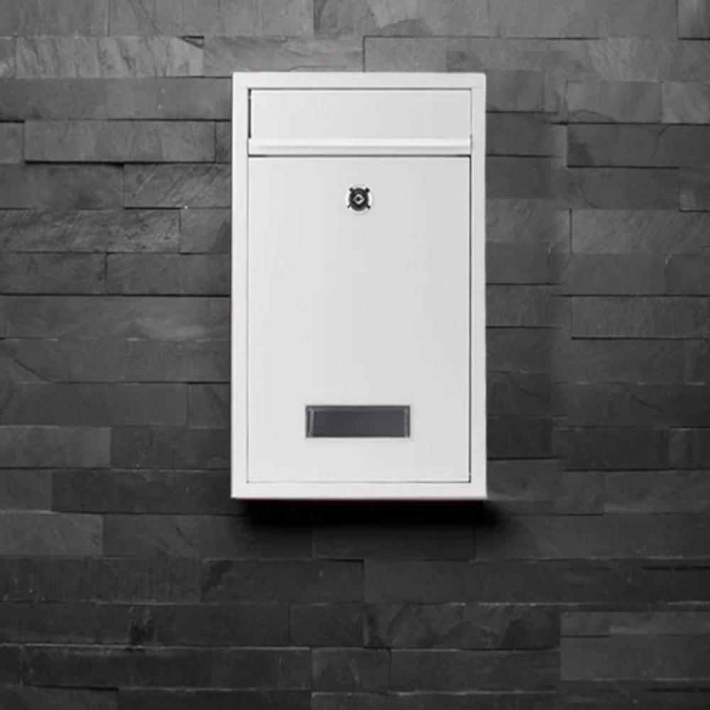 Iron Tinplate Letter Boxes Safe Locking Large Mail Drop Box Metal Email Suggestion Box  Front Door