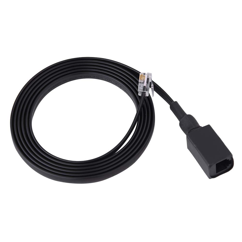Durable 6-Pin Detachable Handheld Microphone Extension Cable for Yaesu Walkie-Talkies, 155cm Long