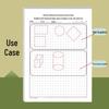 Dot Drawing Practice Paper for Students: Squares, Rectangles, Parallelograms & More