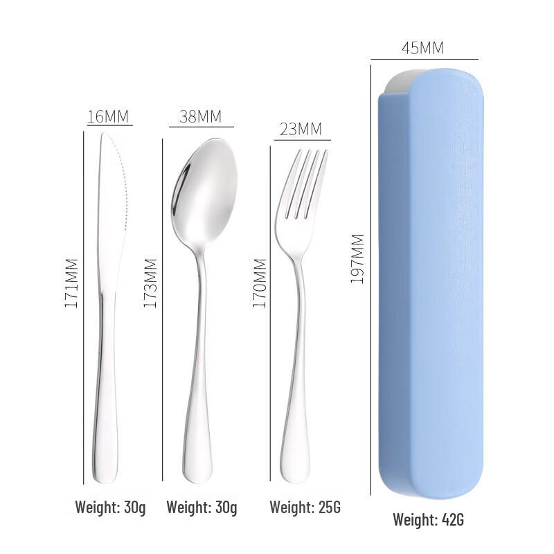 Ruhan Portable Stainless Steel Cutlery Set