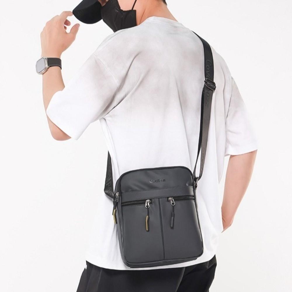 Multi-Pockets Men Shoulder Bag Single Shoulder Oxford Crossbody Bag Business Messenger Bag  Travel