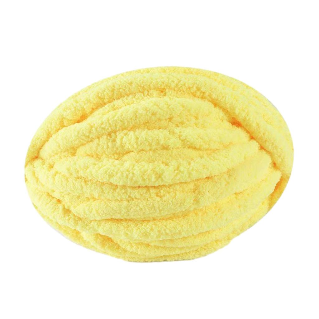 Thick Chunky Yarn Bulky Yarn Comfortable Knit Yarn Polyester Yarn for Knitted Blanket Mat Weaving Scarf DIY Craft Cushion