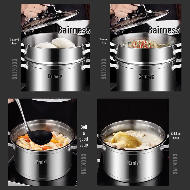 Bernice Hells 26cm Three-Layer Steamer