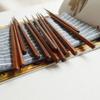 Household Solid Wood Chopsticks Japanese Creative Hexagonal Wooden Chopsticks Eco-friendly Tableware Home Kitchen Supplies