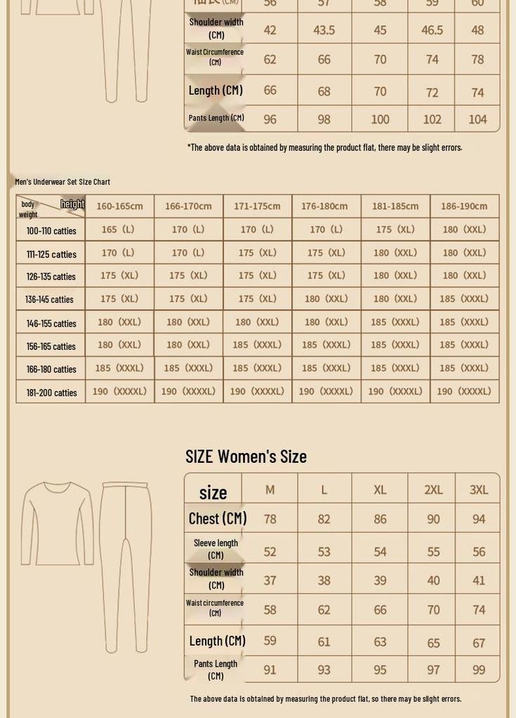Yalu Women's Wool Patch Thickened Thermal Underwear Set