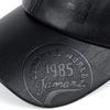 Unisex 1985 Imprinting Leather Baseball Caps Spring and Autumn Outdoor Adjustable Casual Hats Sunscreen Hat