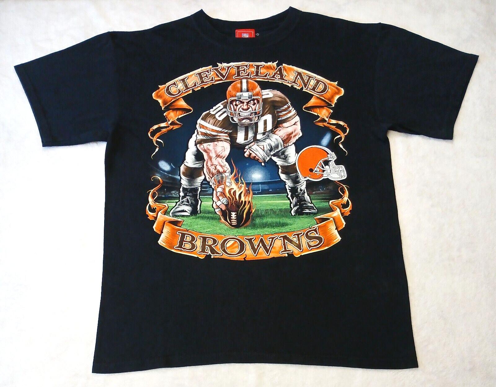 Vintage Cleveland Browns T Shirt L NFL Excellent Football Graphic T Shirt Large S