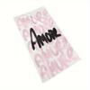 Amore Love Bath Towel: Romantic Design That Adds Warmth, Comfort, and Sweet Vibes To Your Bathroom Decor