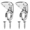 Stainless Steel Versatile Ship Hooks for Boats, Yachts, Kayaks   Durable Mudguard & Anchoring Accessories for Camping & Vehicle Use