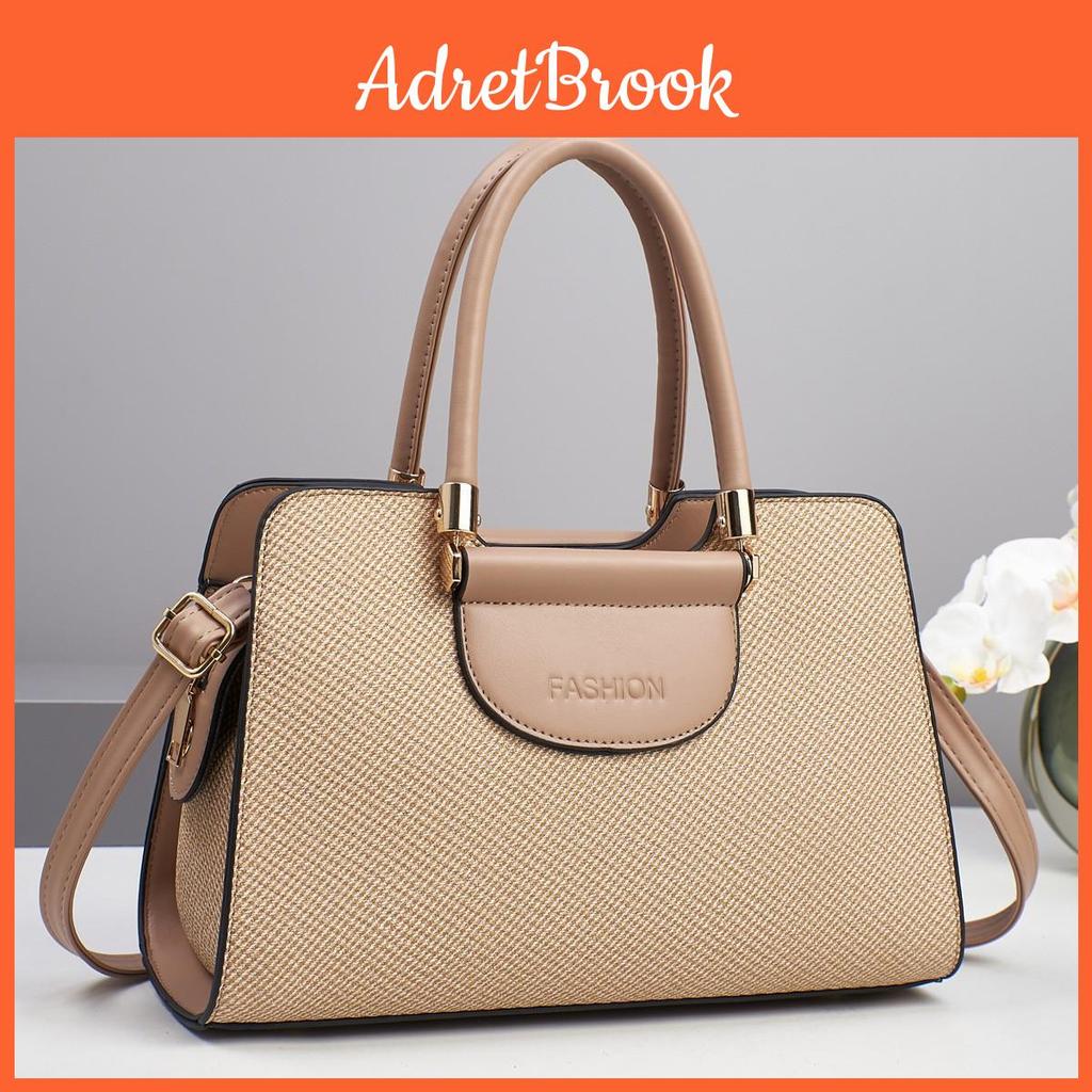 Urban Minimalist Pu Handbag With Large Capacity For Daily Use