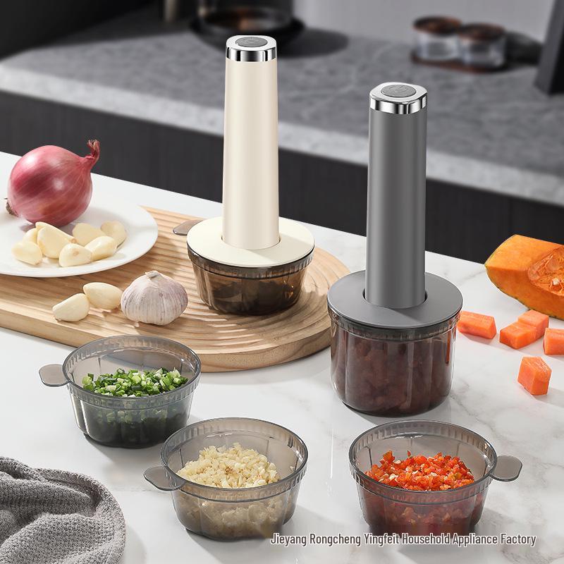 Multifunctional Wireless Meat Grinder & Baby Food Processor - Small Electric Garlic Masher & Blender for Home Use