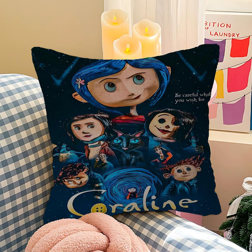 Coraline Cushion Cover 30x50 Polyester Sofa Cushions Decorative Throw Pillows Home Decoration Pillowcover