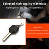 Portable Cob Led Keychain Flashlight Pocket Emergency Torch Backpack Light Mini Key Ring Flashlight Outdoor Camping Supplies