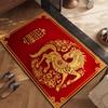Chinese Style Festive 2026 Red Carpet Living Room Sofa Bedroom Study Bathroom Kitchen Entrance Door Mat Non-slip Horse Decor Rug