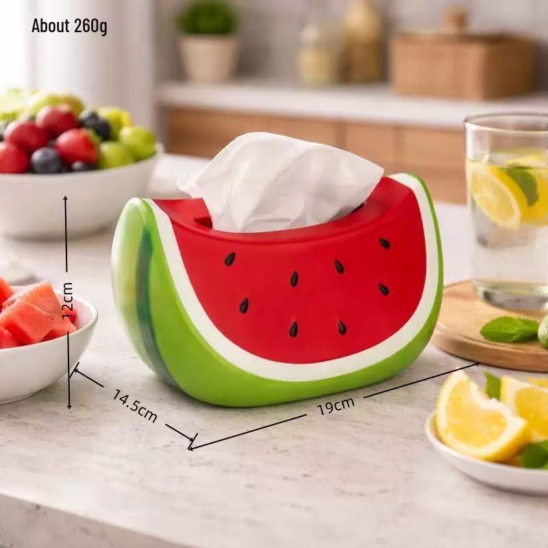 2026 Cute Cartoon Silicone Tissue Box and Ornament for Living Room