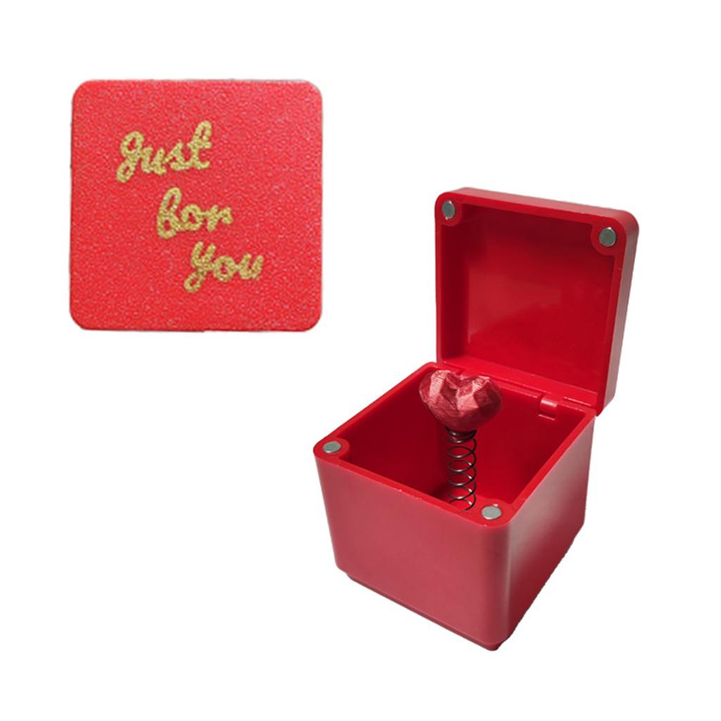 3D Printed Surprise Rose Gift Box Multi-Purpose Creative Fun Prank Gift Funny Popping-Up Gifts for Valentines Day & Mothers Day