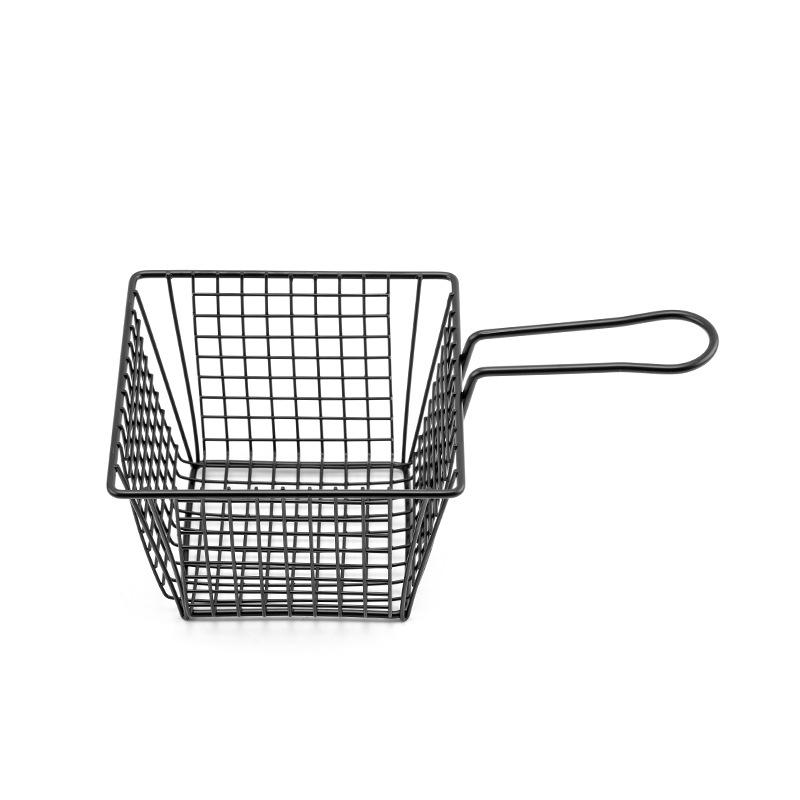 Iron-Fry Basket: French Fry & Fried Chicken Snack Holder