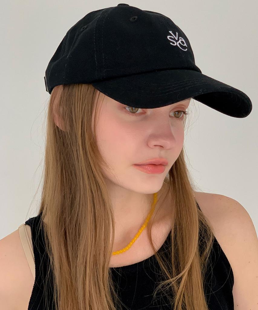 Baseukala Vasc Logo Stitch Embroidered Ball Cap Black
