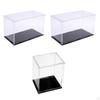 Acrylic Clear Display Case Collection Stand Organizer Transparent Assemble Storage Showcase