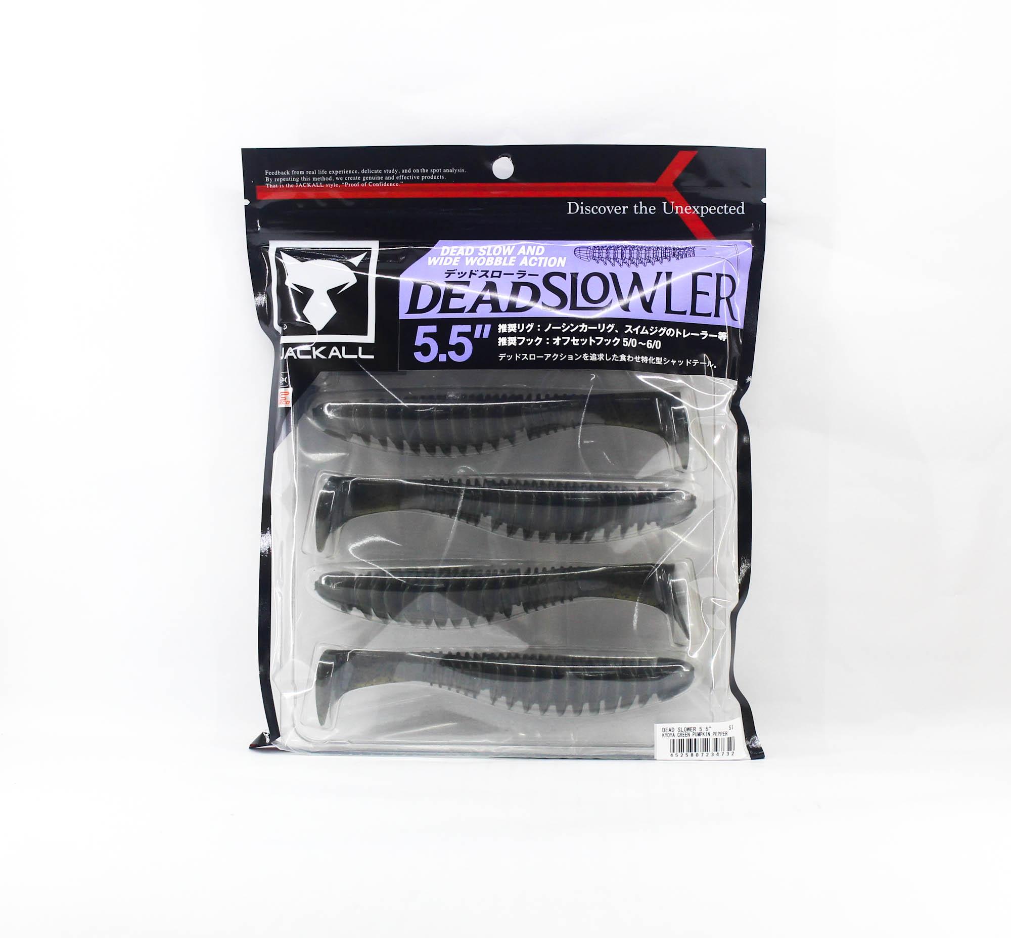 

Jackall Soft Lure Dead Slower 5.5 Inches Kyoya Green Pumpkin Pepper (4732)
