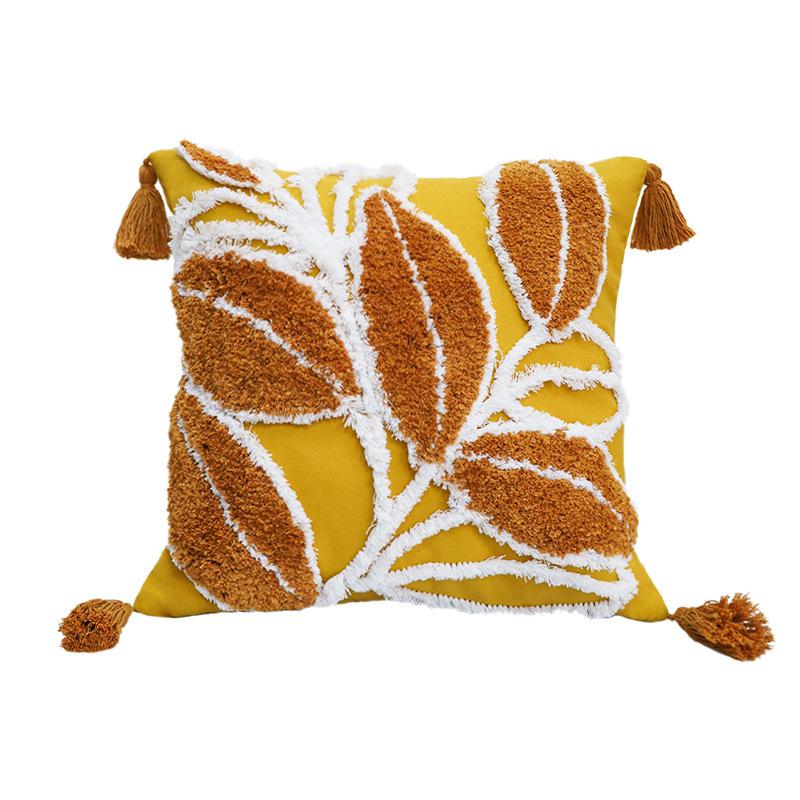 Tufted Throw Pillow Bohemian Throw Pillow Case Decoration Living Room Sofa Cushion Pillow Retro Hotel Lumbar Pillow Pillow Case
