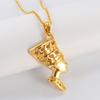 Anniyo Egyptian Queen Nefertiti Pendant Necklaces Jewelry Gold Plated African Popular Accessories @160716