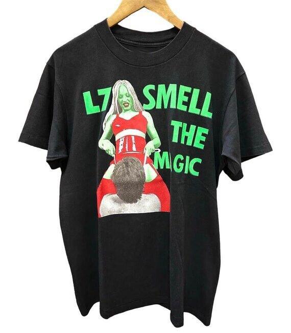 L7 Band Smell The Magic Album Black Unisex T-Shirt S To 4XL Unisex T-Shirt S