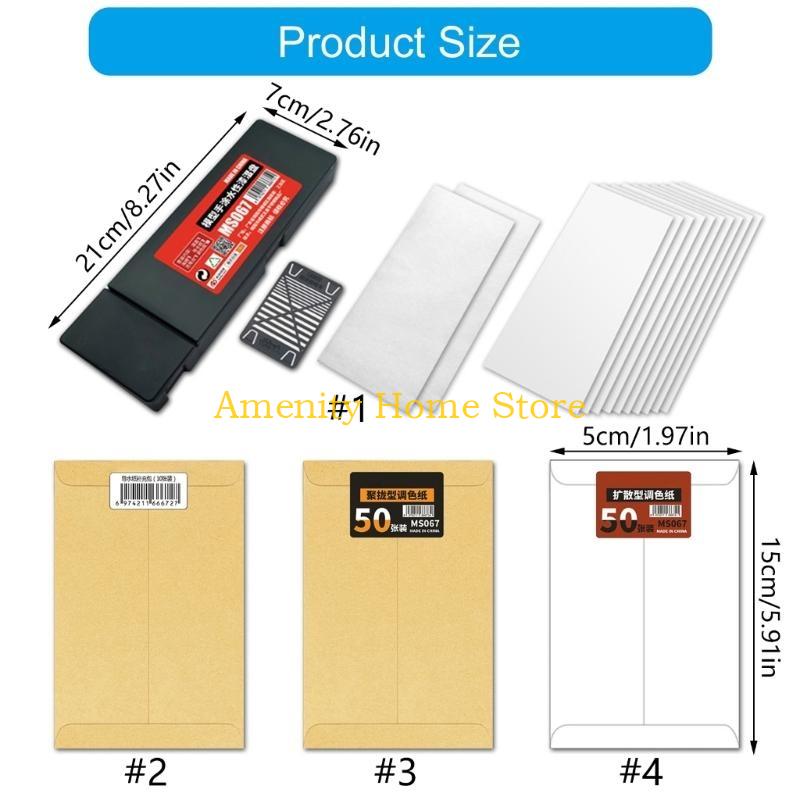 F26C Portable Moisture Retention Palettes Model Coloring Wet Tray For Water Base Paints For Artists And DIY Enthusiasts