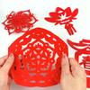 Handmade Kid DIY Paper-cut Traditional Window Flower Paper-cut Fun Line Art Drawing Paper-cut  Kids