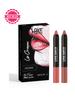 Love Earth Lip Crayon Lipstick | Matte, Non-Transfer, Smudge Proof & Long Lasting | Nude Shades, 12H Stay (2 X 3.5g)