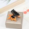 Korean Acrylic Splicing Butterfly Hair Grab For Girls Hair Claw Elegant Contrast Color Hair Clip Women Hair Accessories