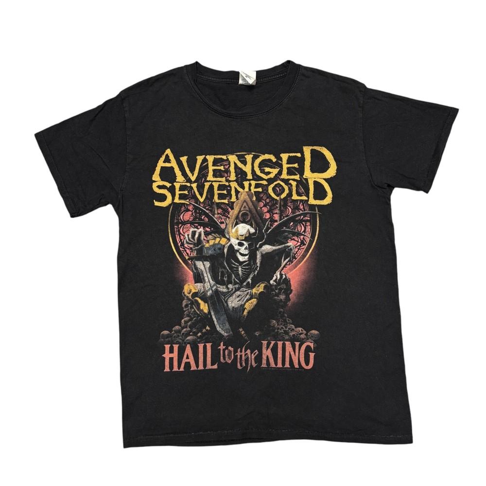 Vintage Avenged Sevenfold Shirt Metal Band Tee Rock Y2K Bullet For My Valentine Unisex T-Shirt XL