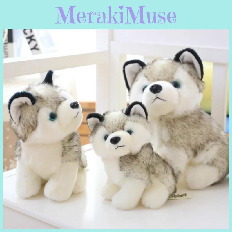 Plush Husky Doll Soft Toy Stuffed Animal Cute Dog Christmas Baby Kids Hot Toy