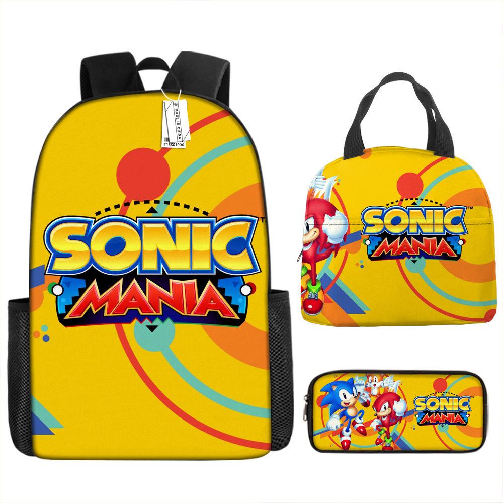 Backpack Trend Backpack Anime Large Capacity Elementary School Bag Lunch Bag