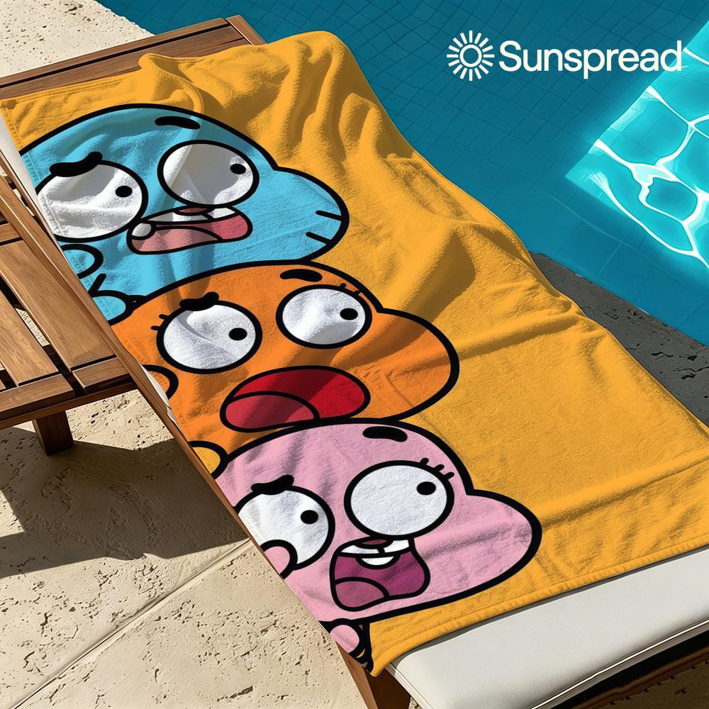 Jmg Household Supplies Light G-Gumball Trio Quick Drying Bath Towel Microfiber Beach Towel Weight Swimming Camping Yoga Beach Out