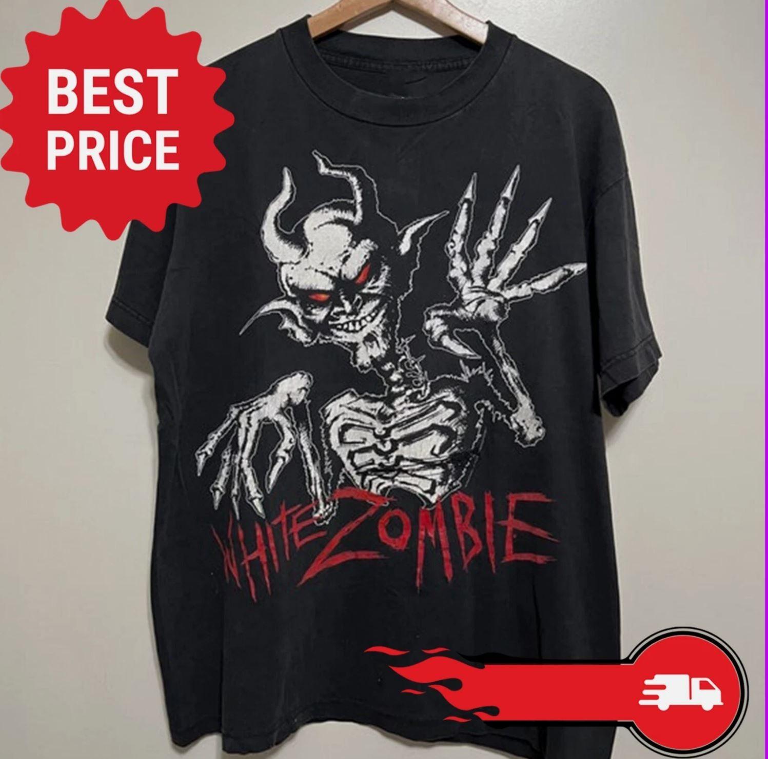 Винтажная концертная футболка группы White Zombie XL