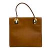 GHERARDINI Leder Handtasche Braunes Leder Gebraucht