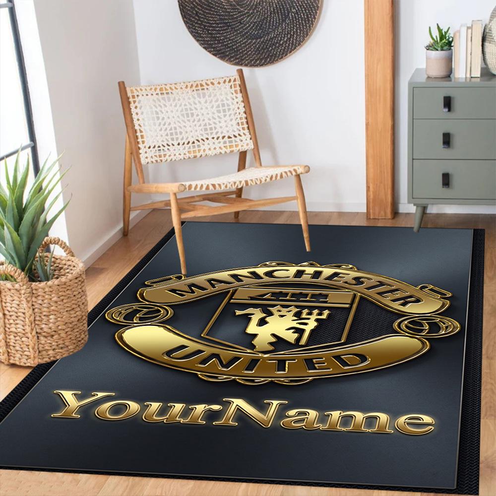 Manchester Personalized Name Area Rug Suitable for Outdoor Bedrooms Entryway Decorate room Antislip Carpet Office home decor