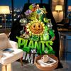 Plants vs. Zombies Print Blanket - Soft & Comfortable, for Bedroom, Travel, Sofa, Home Decoration - Birthday Christmas Gift for Friend