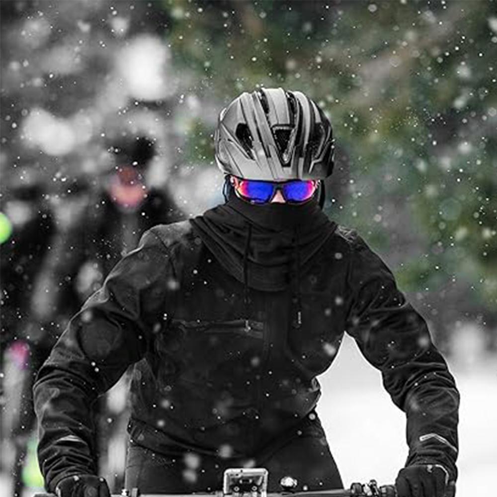2Pcs Balaclava Windproof Winter Face Mask Warm Fleece Ski Mask for Men and Women Cold Weather Motorcycle Bike Cycling Neck Warmer
