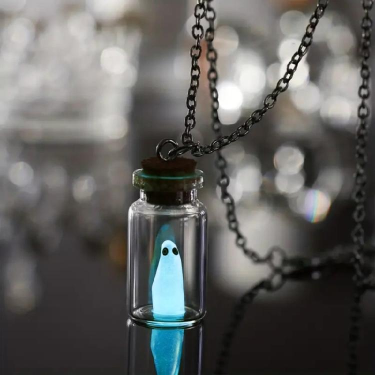 Glow in the Night Necklace Adjustable Length Clavicular Chain Clothes Decoration