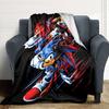1Pc Sonic Adventure Team Sonic Blanket For Couch Bed Plush Cozy Fuzzy Blanket Super Soft Warm Blankets For Fall And Winter 0918237