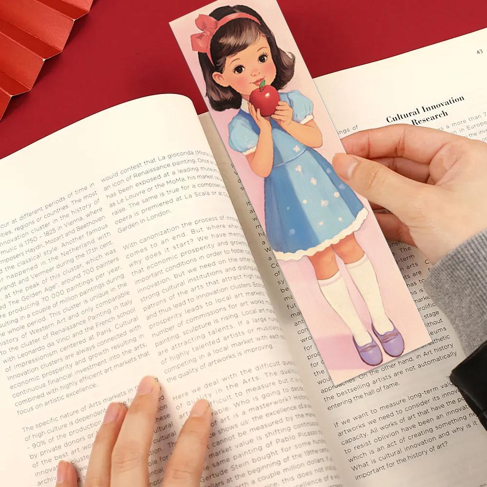 32pcs, Vintage Happy Girl Ming Bookmark Set for Teachers, Readers and Book Lovers, Bookmarks, Gifts, Party, Birthday