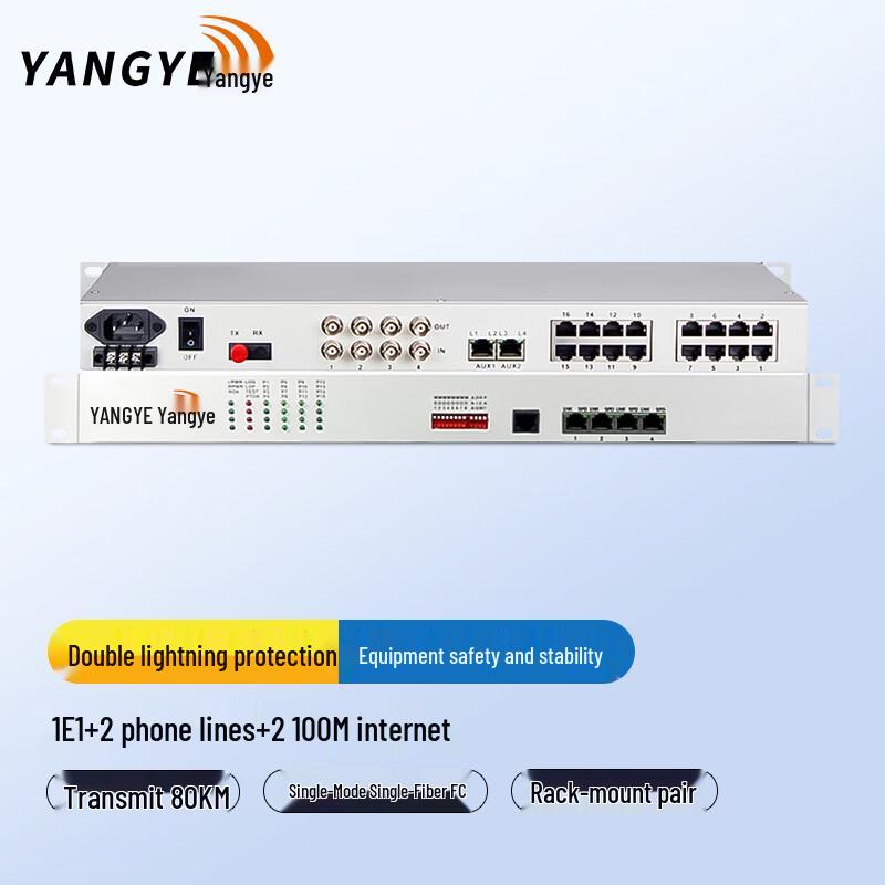 Yangye Integrated Services Fiber Optic Multiplexer FC Single Fiber 80KM