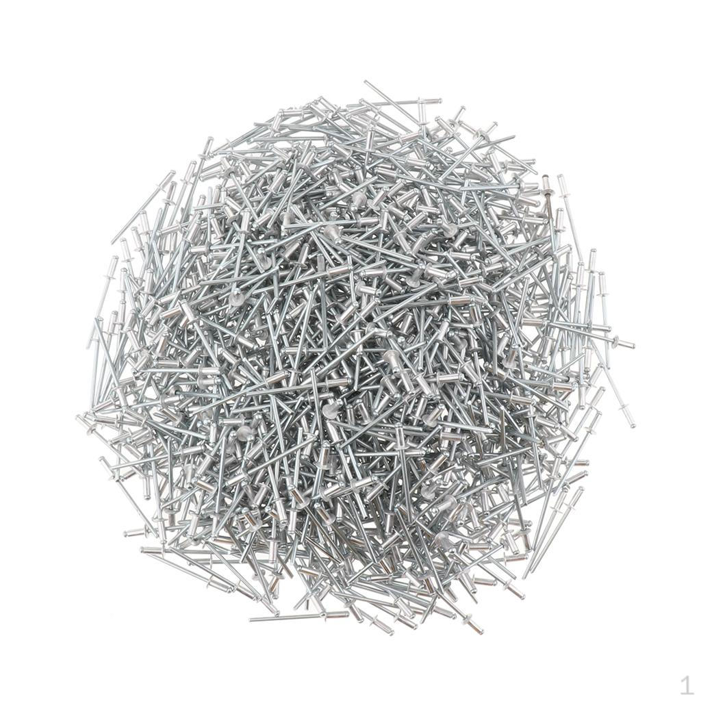 Заклепки алюминиевые прочные 3.0x5mm — фото 8