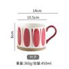 Hand-Painted Cup Retro With Handle Mug Personalized Water Cup Creative Gift Ceramic Cup Breakfast Coffee Souvenir