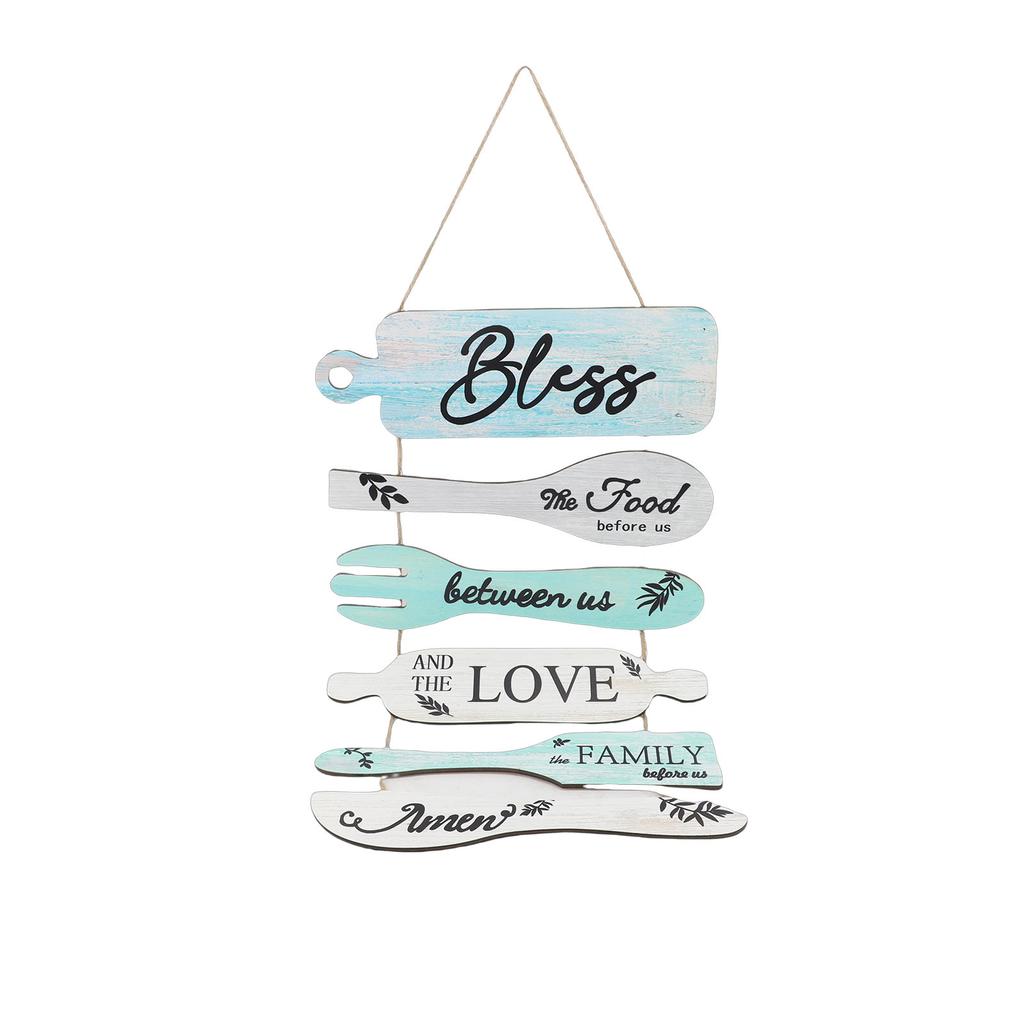 Dining Room Wall Decor Farmhouse Decoration Collage Wall Art Wooden Rustic Roped Sign