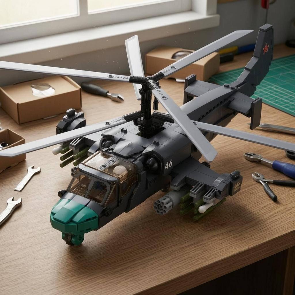 Airplane Model Interlocking Aircraft Brick