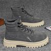 Men's boots autumn and winter high-top casual boots thick-sole anti-slip fashion youth comfort outdoor boots British work boots